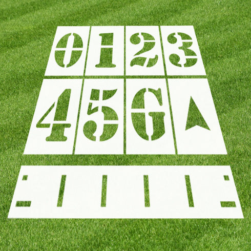 football field line striping stencils